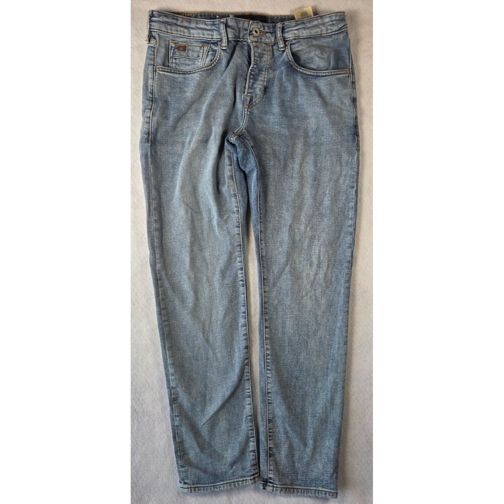 Scotch & Soda Jeans Ralston Mens Size 32 Blue Embroidered Stretch